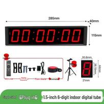 Multi-functional LED Electronic Sports Timer black