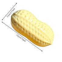 Peanut Squishy Crunchy Stress Ball Squeeze Toy Handmade Squeeze Ball Buttery-Soft Feel Fidget Toy Asmr Sensory Toys For Adults beige