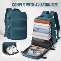 Ryanair 40x20x25 Cabin Backpack Waterproof Hand Luggage Business Laptop Travel Bag for Men Women povo mėlyna spalva