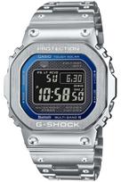 CASIO G-SHOCK GMW-B5000D-2JF Vyriškas Bluetooth Radijo Bangų Saulės Energija Varomas Laikrodis Pilnai Metalinis Kvadratinis Sidabrinis Mėlynas Japonijos Vidaus Originalus