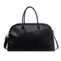 Short trip single shoulder retro fashion simple luggage storage bag large capacity commuting business trip accommodation large bag tamsiai ruda spalva