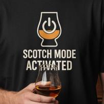Scotch Mode Activated Shirt, Funny Whisky T-Shirt, Scotch Lover Gift, Programmer Whiskey Tee, Distillery Humor Graphic Shirt 2XL black