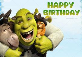 Green Monster & Shrek-S Theme Backdrop Kids Birthday Party Decor Baby Shower Supplies Photo Backdrop Party Wall Banner Decor 47.2x31.5inch/120*80cm yellow