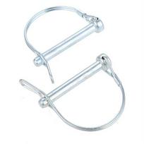 5/2pcs Quick Lock Release Trailer Truck Coupler Safety Pin Camper Bicycle Stroller Cargo Boat Accessories Marine Hitch Hook Clip M8x60mm 2pcs white