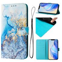 Marble Case for Google Pixel 11 10 9 Pro XL 10A 9A 8A 8 7 7A 6 6A 5A 4A 5 Pro Paint Cases Leather Wallet Flip Phone Cover Capa Google Pixel 11 Pro blue