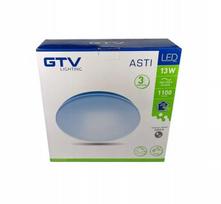 Gtv LED lubų šviestuvas ASTI, LD-ASTID13-NW-00, 13W, 1100lm, 4000K, AC220-240V, IP44, PF