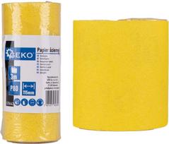 Geko Šlifavimo popierius - ritinys G78443, 115mm x 3m, P80, 1 vnt.
