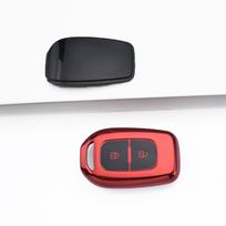Auto Keyless Shell Fob For Dacia Sandero Logan Duster For Renault Kwid Trafic Symbol TPU 2 Buttons Remote Car Key Cover Case raudona