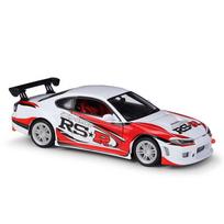 Welly 1/24 Nissan Silvia S15 RSR Alloy Sports Car Model Diecasts Metal Track Racing Vehicles Car Model Simulation Kids Toys Gift