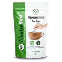 NeutraVed Spearmint Tea - 40 Tea Bags | Spearmint Tea May Beneficial for PCOS | May Help Acne & Facial Hair | Reusable Zipper Pouch | Pack of 1