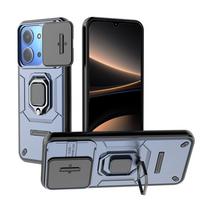 For Xiaomi Redmi 15C 4G 171mm Case Shockproof Armor Magnetic Holder Ring Case For Redmy 15C 15 C Redmi15C 4G Lens Protect Cover For Redmi 15C 4G mėlyna
