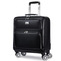 Verslo rankinis ratukinis lagaminas su užraktu 18 inch black