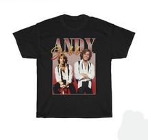 Andy Gibb Shirt T Rnb Rap Hip Hop 90s Shirt, Gift for Fans S-5XL Q8112 Unisex T-Shirt XXXL gray