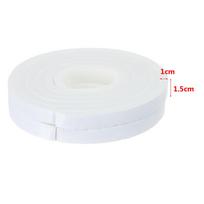 Dulkėms atspari lipni durų ir langų sandarinimo juosta, vėjo blokatorius, garso izoliacija, orui atspari juosta White 1.5cm-2 Rolls