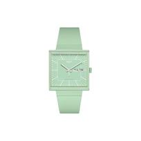 SWATCH Unisex Green Watch SO34G701 SO34G701 Green Dial beige
