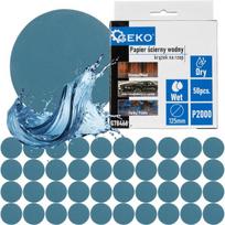Papier ścierny wodny – krążek na rzep 125mm P2000 (50/1000)