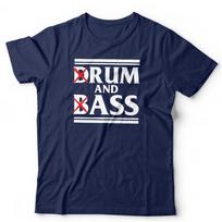 Drum and Bass marškinėliai Rum and Ass Unisex Juokinga EDM Sarkastiška Naujumo Dovana S blue