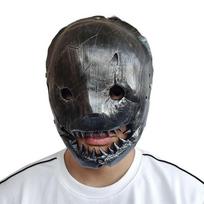 Dead By Daylight Halloween Butcher Mask With Vintage Copper Finish For Scary Costume Dress Up Silver gray