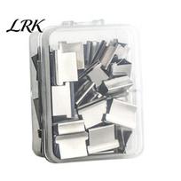 Heavy Duty Paper Clip Binder Push Refills, Reusable Stainless Steel Binding Clips Fastener for Office File Organization, Long Tail Document gray