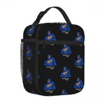 Bestselling Gorilla Tag Pfp Maker Waterproof Surface Thermal Tote Children Outing Adjustable Strap Lunch Bag One Size blue