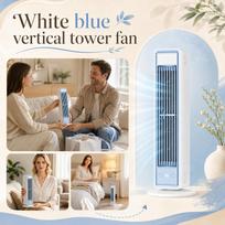 Desktop Tower Fan with Oscillating Function and Strong Airflow for – One Size beige