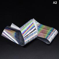 4X50Cm Holografinė Žuvies Žvynų Perdavimo Folija Atspindinti Plėvelė Popierius Pasidaryk Pats Lazerinė Sidabrinė Lipdukas Karšto Štampavimo Folija Žvejybos Jaukui Plėvelė A2 white