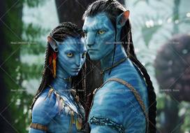 Avatar Na'vi Character Backdrop Pandora Fantasy World Kids Birthday Party Decor Baby Shower Background Banner Supplies 47.2x31.5inch/120*80cm gray