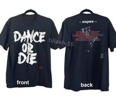 Lady Gaga The Mayhem Ball Tour  2026 Exclusive Dance Or Die reprint T-Shirt Unisex T-Shirt L black