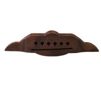 Medinės gitaros tilto kregždės formos rožmedžio subtilus akustinės gitaros tilto dalies keitimas black