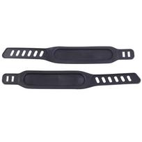 1 pora naujų dviračio treniruoklių pedalo dirželių kėbulo dirželio kūno rengybos įrangos priedų One Size black