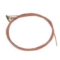 6Pcs Colorful Guitar String Replacement Acoustic Guitar String Copper Guitar Strings Set for Acoustic Guitar Folk Guitar beige