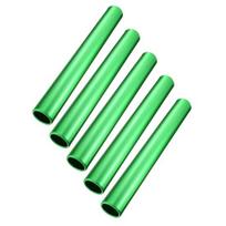 5 Pcs Aluminum Track Field Running Race Field Race Batons Relay Batons Team Equipment žalia
