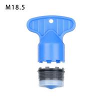 16,5/18,5/19/21,5/22/24 mm maišytuvo aeratorius su išėmimo raktu Vandens taupymo čiaupo dalis Įmontuotas burbuliatorius filtras Virtuvės praustuvo jungiamoji dalis blue