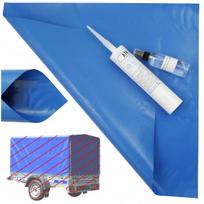 Tarpaulin repair kit patch 50x50cm waterproof glue degreaser 100ml