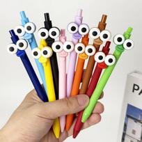 Cute Big Eye Shape Pvc Patch Neutral Ballpoint Pen Student Gift Stationery 1pcs  Random įvairiaspalvis