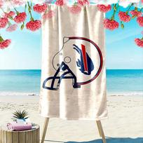 Buffalo Bills Print Beach Towel, Large Soft Quick Dry Towel for Beach Camping Swimming 70cmx140cm(27x55inch) blue