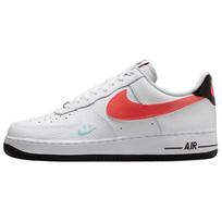 Nike Air Force 1 Low Patent Leather Smiley Face Unisex Sneakers White Flash-Crimson Black IR0608-100 44 gray