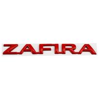 Automobilio 3D metalinės raidės žodžiai logotipas lipdukai Opel ZAFIRA automobiliui galinės bagažinės raidžių emblemos dekoravimo lipdukai rl3 raudona