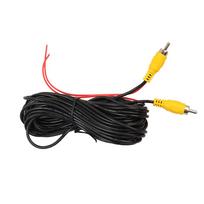 RCA Male To Male Camera View Rear Video Cable Weatherproof RCA Cable Wire Harness with Detection Wire Auto Accessories