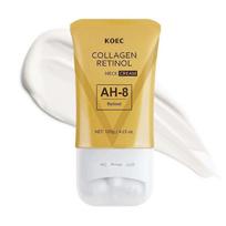Firming Neck Cream and Electric Collagen Eye Cream Bundle, Tightening Smoothing Fine Lines Moisturizer, Day and Night Skincare Set, 2pcs AH-8 Neck Roller Cream