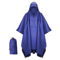 Waterproof Cycling Rain Poncho Lightweight Rainwear Tent Riding Raincoat  Climbing oranžinė