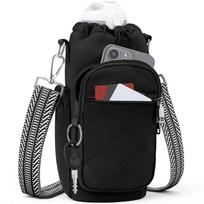 Water-resistant Water Bottle Bag RFID Blocking Insulating Cup Sleeve Sling Purses  Gym Accessories juoda