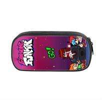 Frida Nigh Funkin Cartoon Anime Pen Box Bag for Student Big Capacity School Supplies Zipper Pencilcases