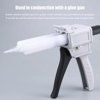5Pcs Epoxy Resin Gun Dual Cartridges Plastic Resin Mixer Dual Cartridges Suitable For 50Mlab Glue Gun balta