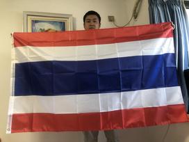 SKY FLAG Tailando vėliava 90X150cm Poliesterio kabantis plakatas THA TH Tailando vėliava Standartinė namų dekoravimo vėliava 90 x 150cm brown