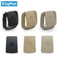 Car Rear Baby Safety Seat ISOFIX Button Cover For BMW  X1 E84 2010-2015 1 Series E81 E87  2004-2011 3 Series E90 Black Cover