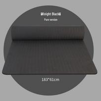 TPE Non-slip Thickened Yoga Mat for Home Fitness – Silent, Shock-Absorbing, Portable Exercise Mat 183*61*0.6cm Blank black