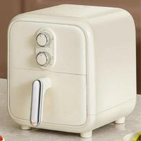 Air Fryer Household Visual Multi Ffunctional Integrated Fully Automatic Electric Fryer 7L Large Capacity New Ove white