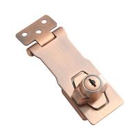 Cabinet Security Combination Lock 4 Inch Letter Box Locker Punch-free with Lock 90 Degree Rotation Hasp Latch Furniture Hardware varis
