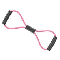 Yoga Band Ergonomic Easy to Carry TPR Back Shoulder Neck Stretching Resistance Loop pink